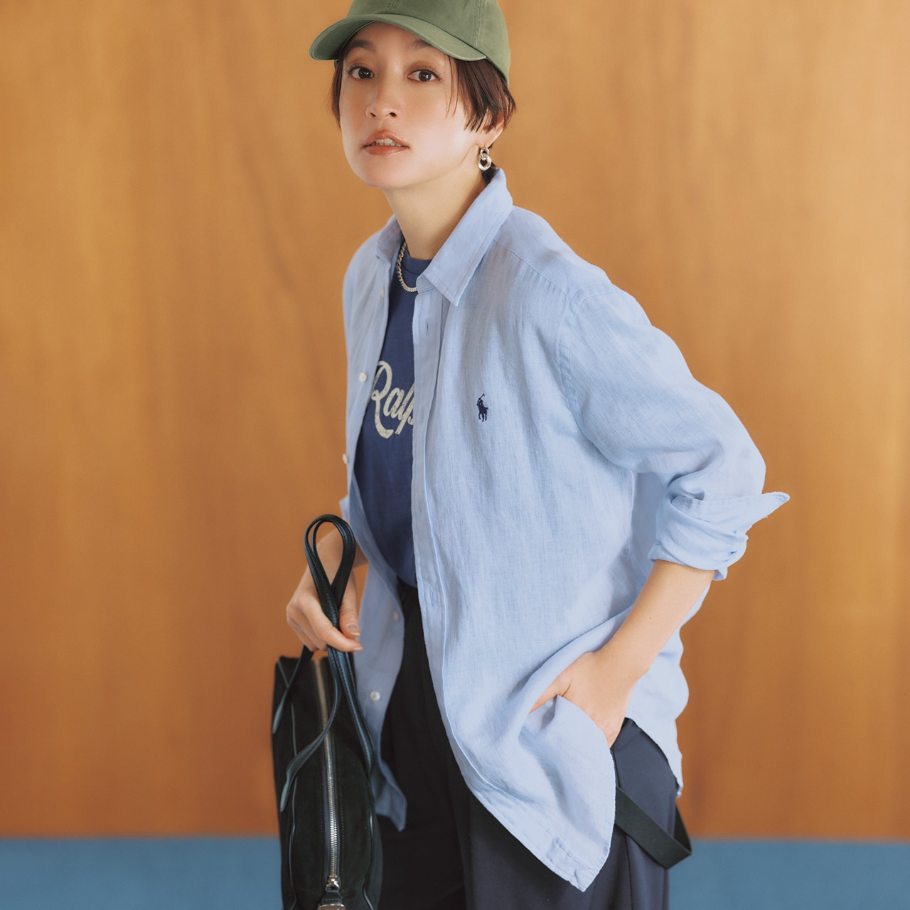 POLO RALPH LAUREN（ポロ ラルフ ローレン）Women's Polo Classic Fit Linen Shirt