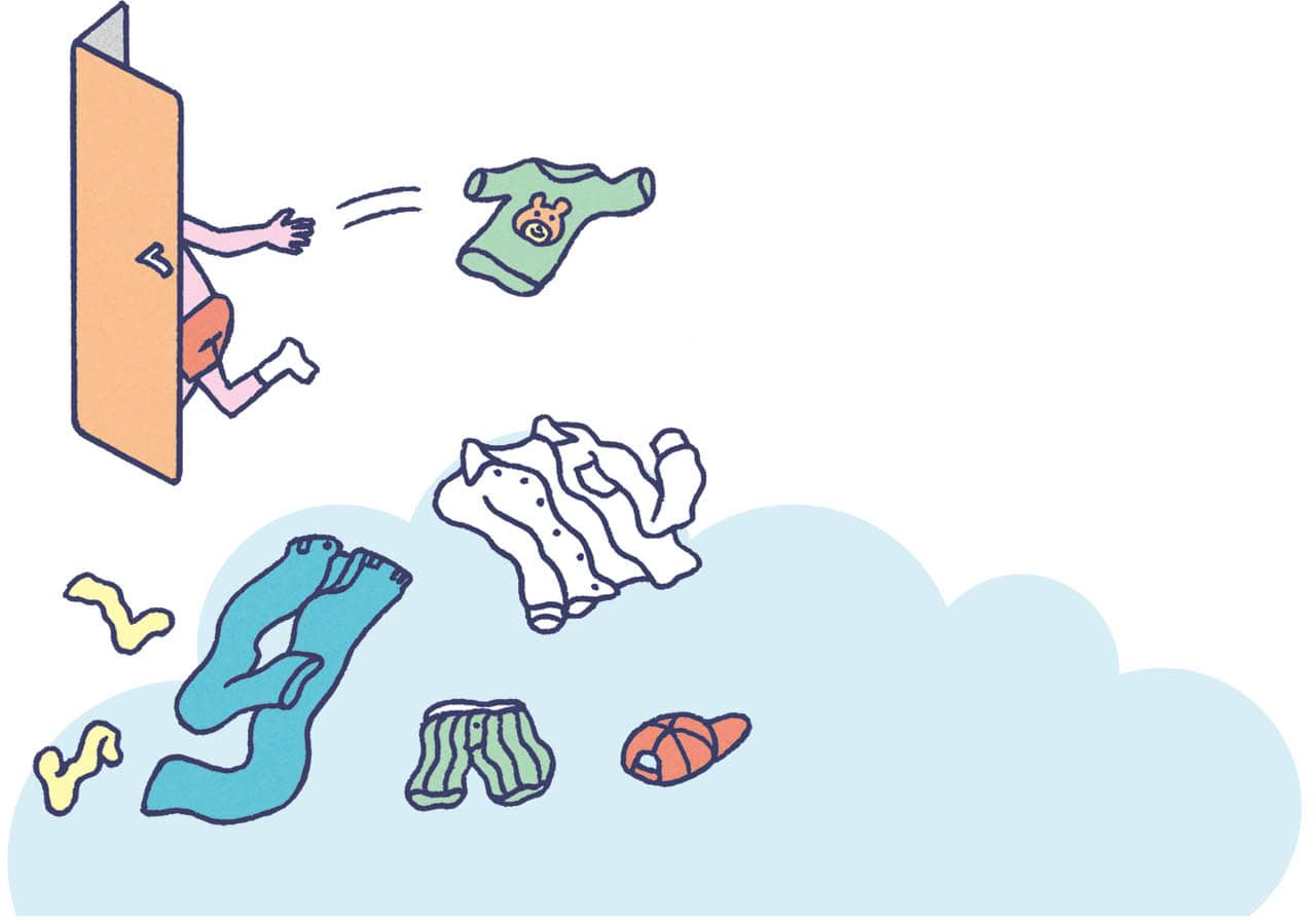 みんなの「洗濯動線ストレス」あるある4選　イラスト3