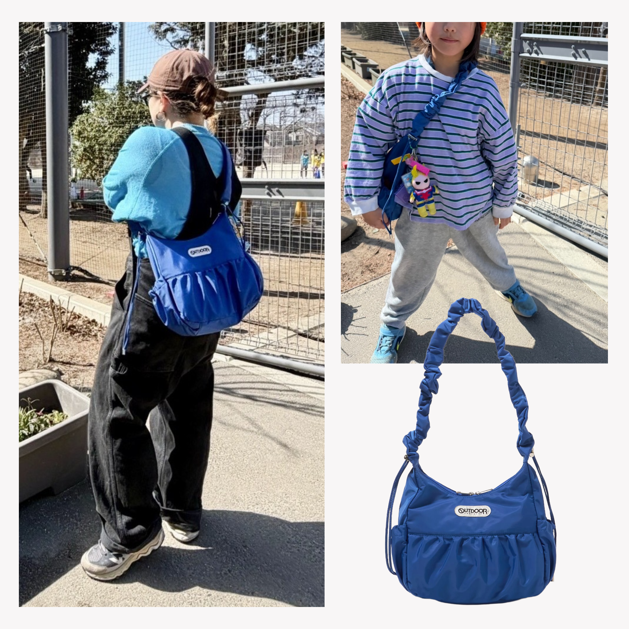 【バイヤーFUKUの“おやこシェア”】この春取り入れたNEWバッグは「OUTDOOR PRODUCTS」LEE100人隊おでかけ部別注ショルダー！　#LEEマルシェ