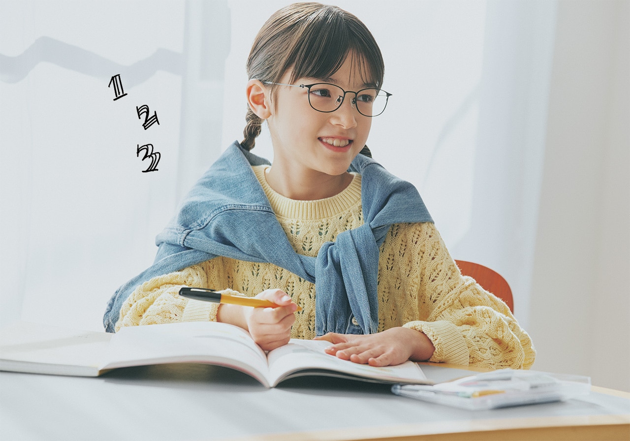 メガネ装着イメージ cot-012mini BK