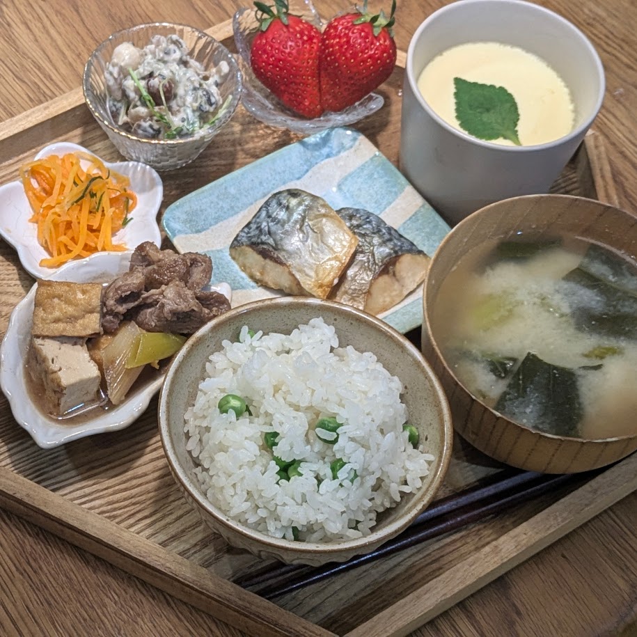 春の定食　LEE100人隊コポ　家ご飯