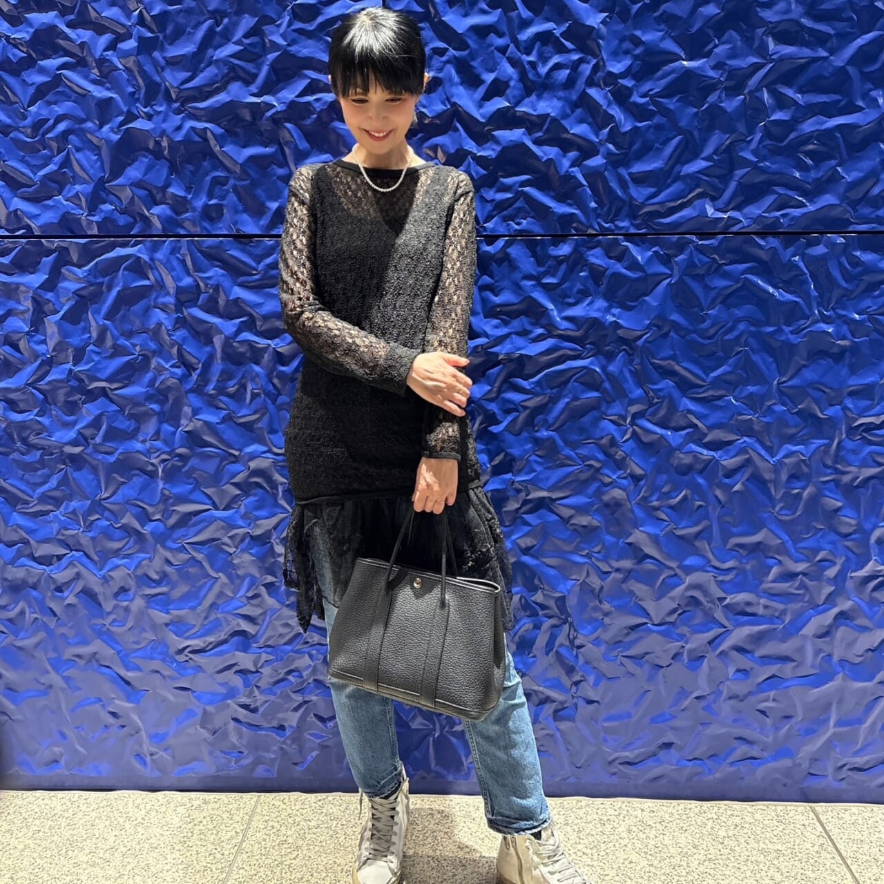 AP STUDIO　FRAMeWORK　50代のレースコーデ