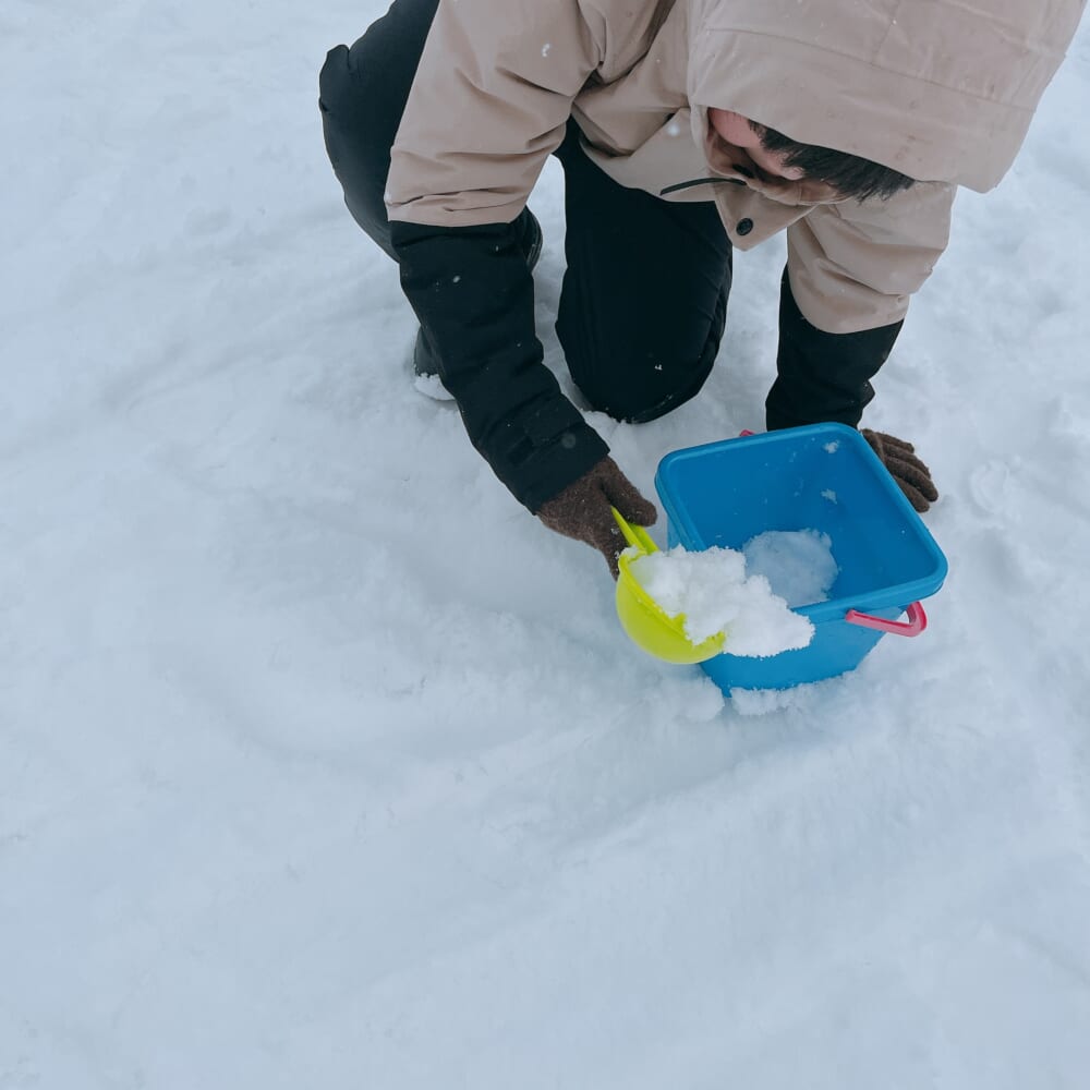 さっぽろ雪まつり つどーむ会場 雪遊び