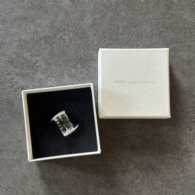 HARIO Lampwork Factory（ハリオ ランプワーク ファクトリー）リング フロウ