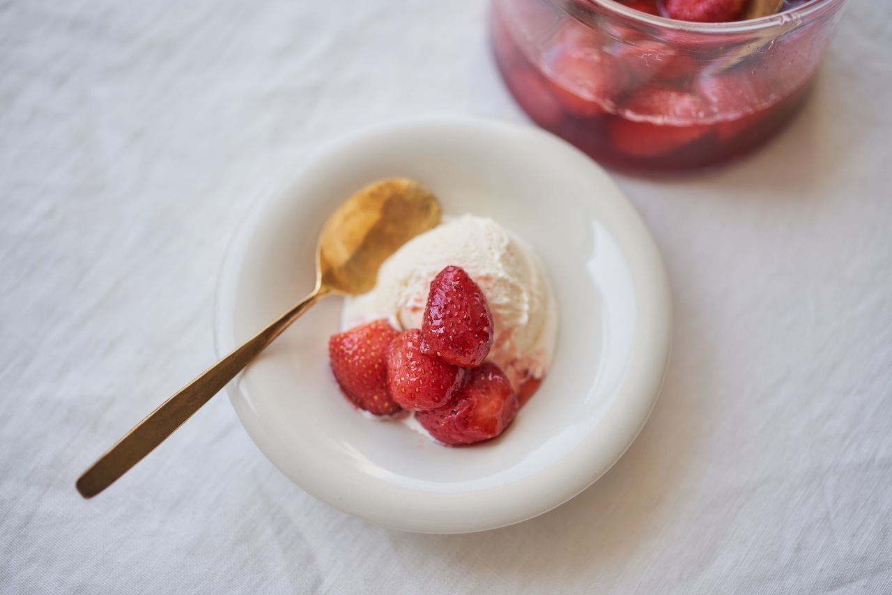榎本美沙さん いちごのはちみつコンポート