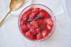 榎本美沙さん　いちごのはちみつコンポート