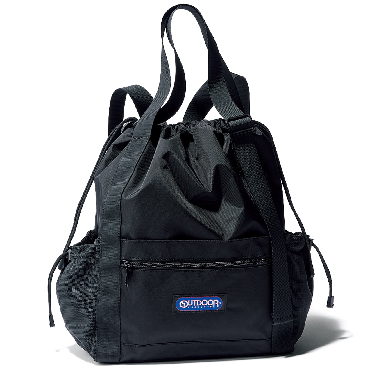 4.【533g】OUTDOORPRODUCTS［アウトドアプロダクツ］の大きい黒バッグ　￥13200