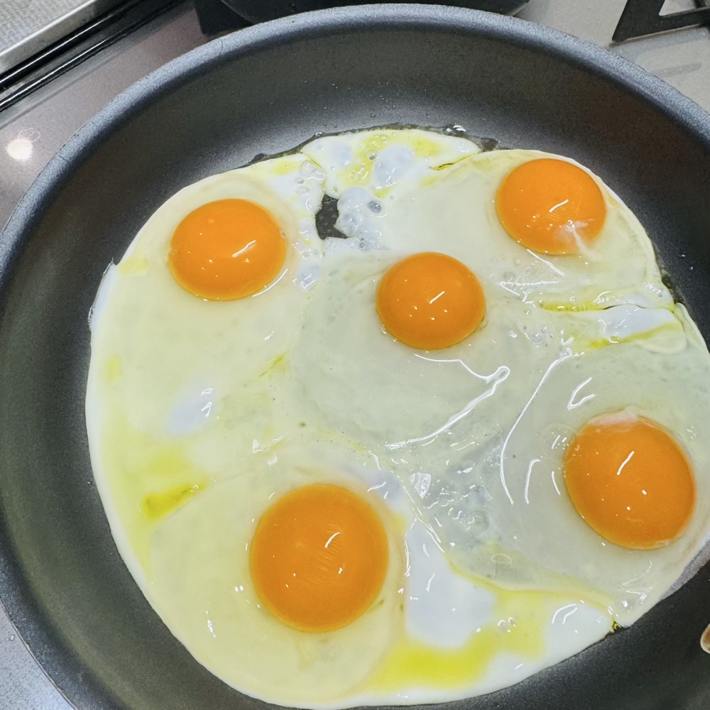 目玉焼き　5人分　ワーママ