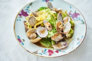 榎本美沙さん　春キャベツとあさりも酒蒸し