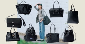 ALL4万円台以下【大きい黒バッグ9選】軽量800g、ノートPCが入る大容量、肩がけしやすい！2026春