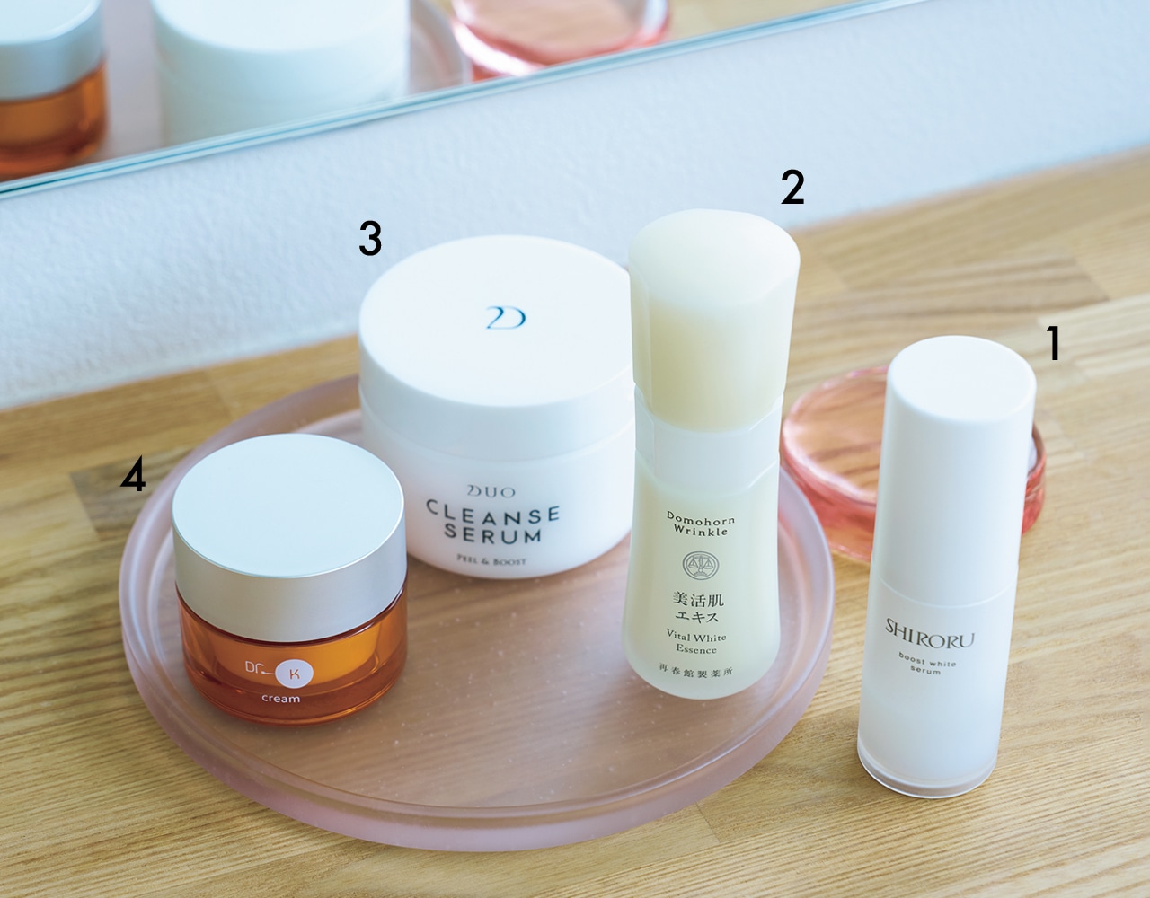 セラム、ブースター、クリームなど