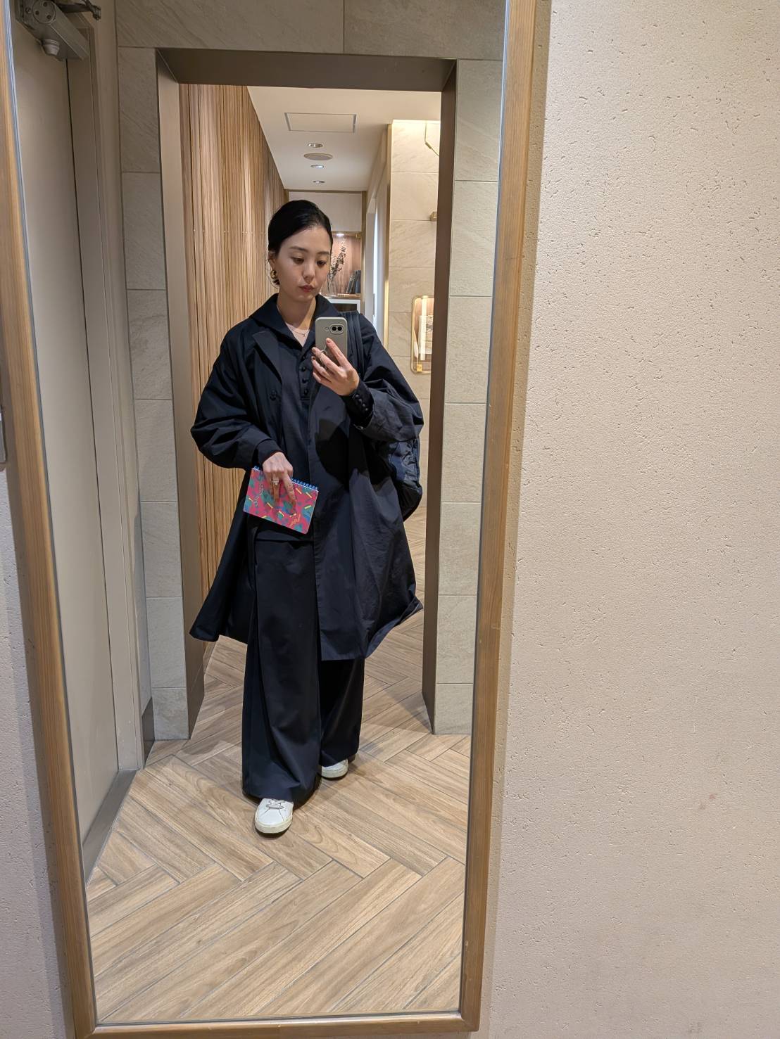 保護者会コーデ　保護者会　ママコーデ