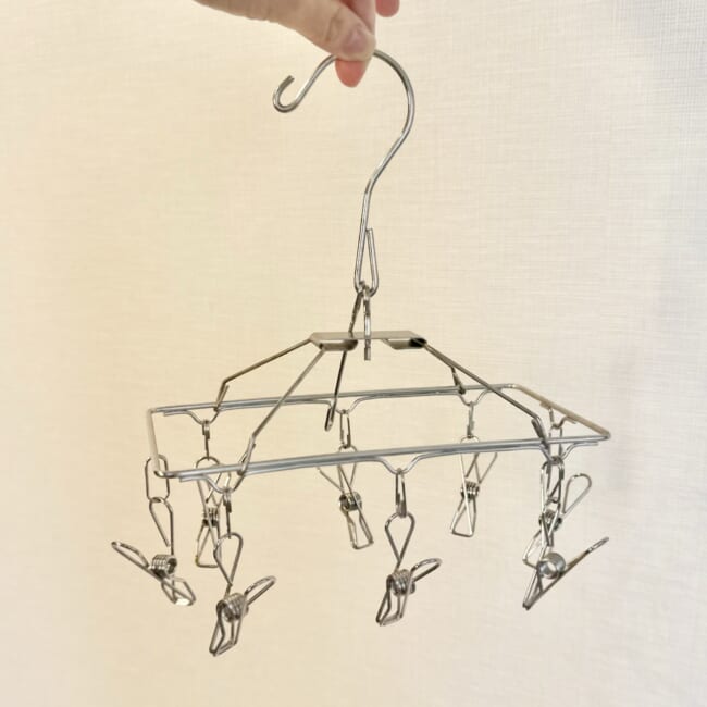 3COINSの「ステンレス8ピンチ」