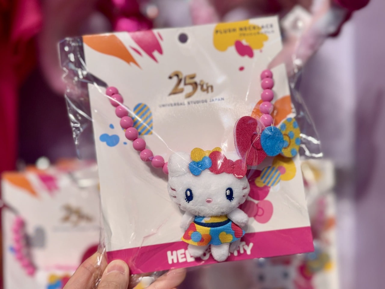 USJ25周年サンリオ・ハローキティのアイテム「ネックレス」