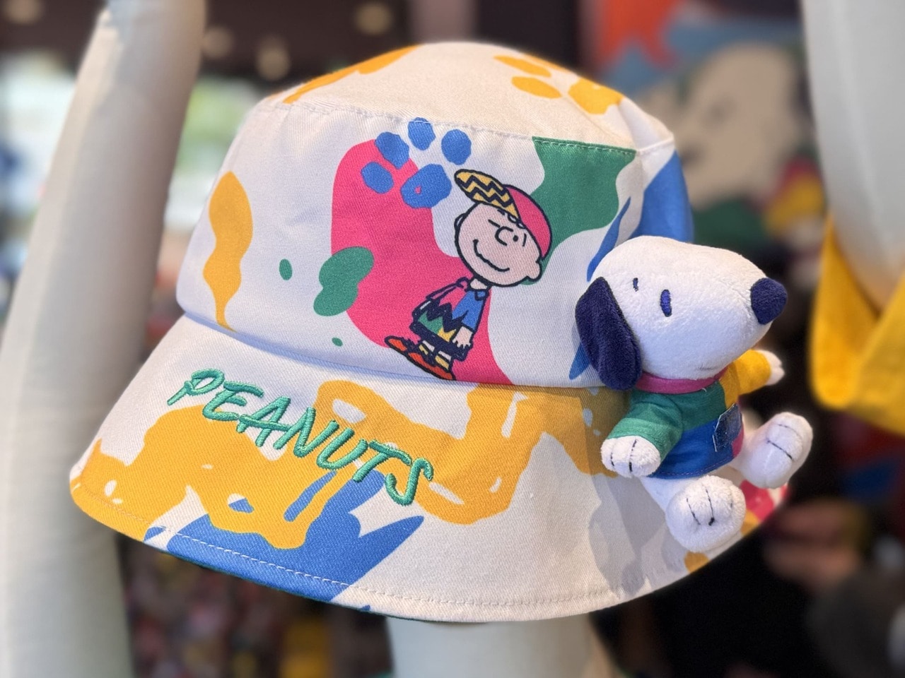 USJ25周年PEANUTS™・スヌーピーのアイテム「ぬいぐるみハット」