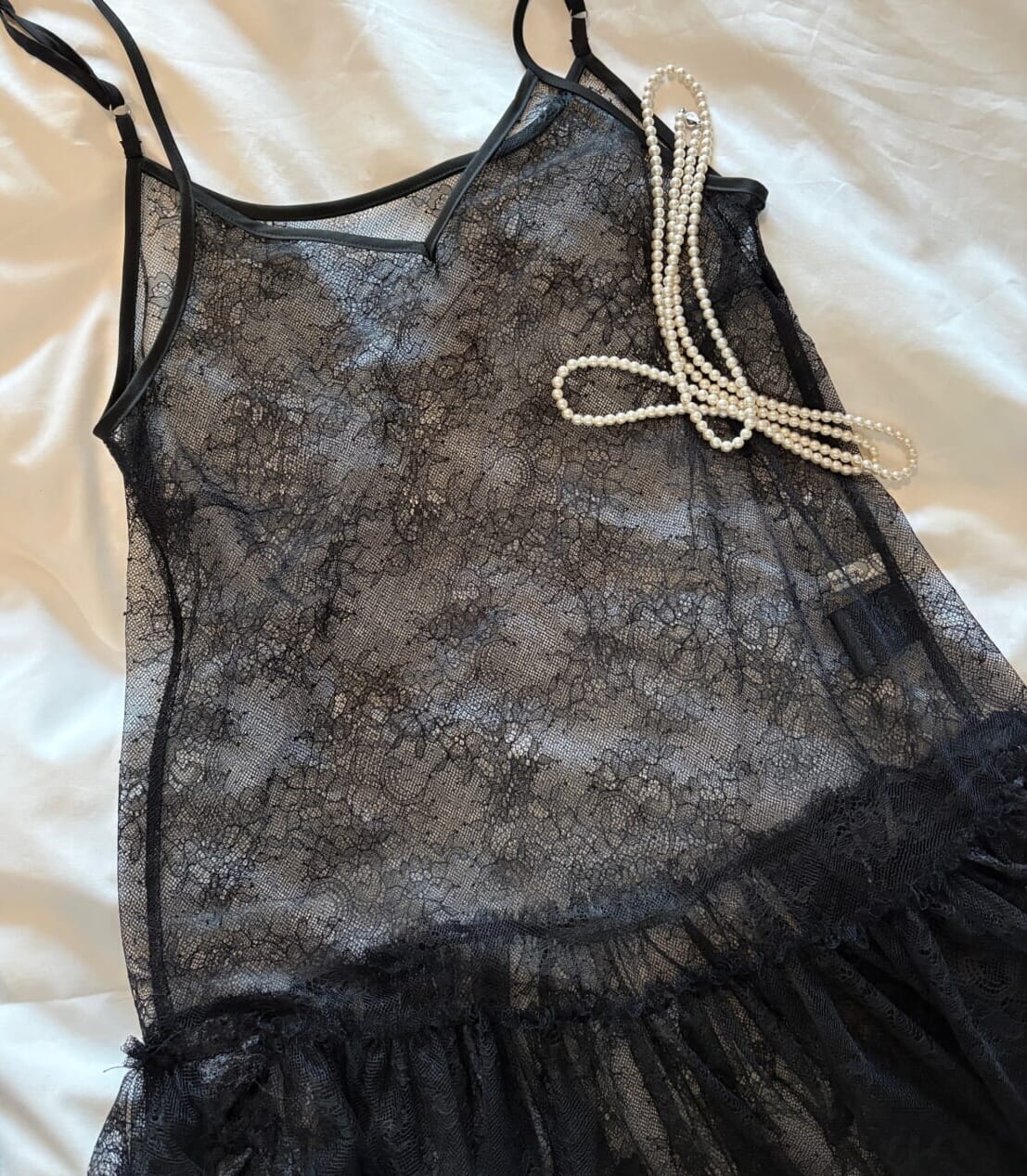 AP STUDIO　レースワンピース　50代のレースコーデ