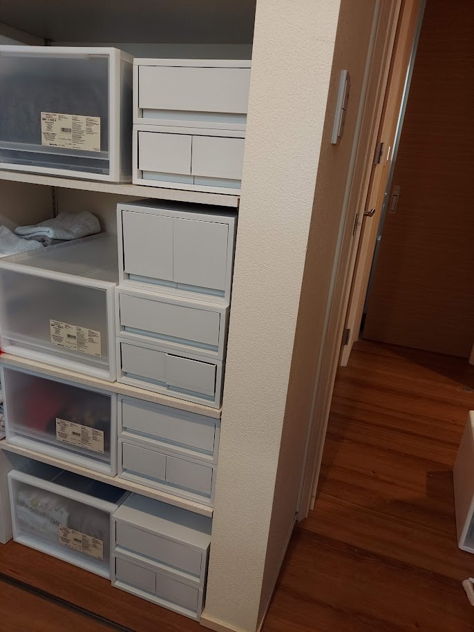 おうちの脱衣所 下着収納 コポ家前