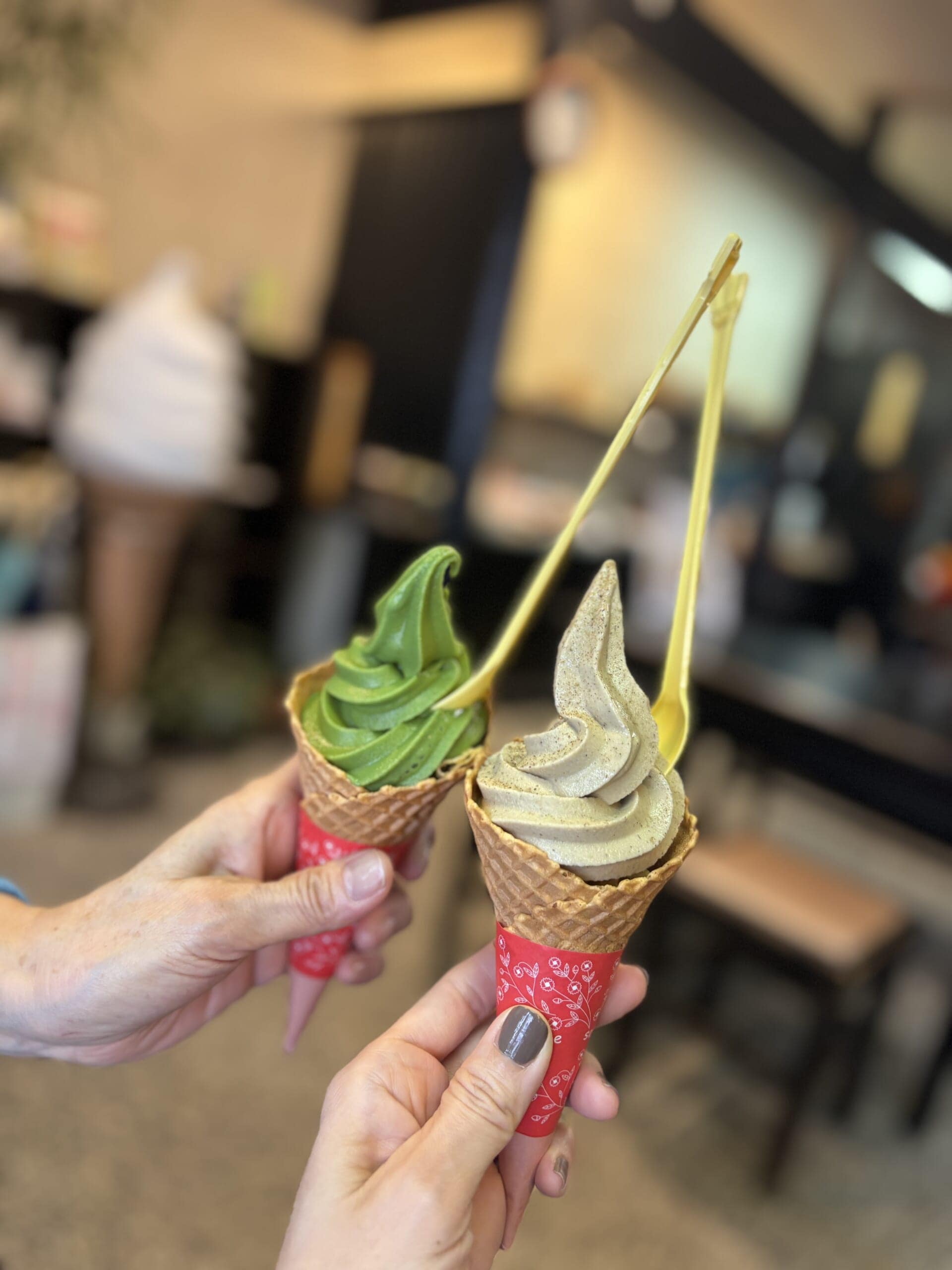 野田屋本店のソフトクリーム