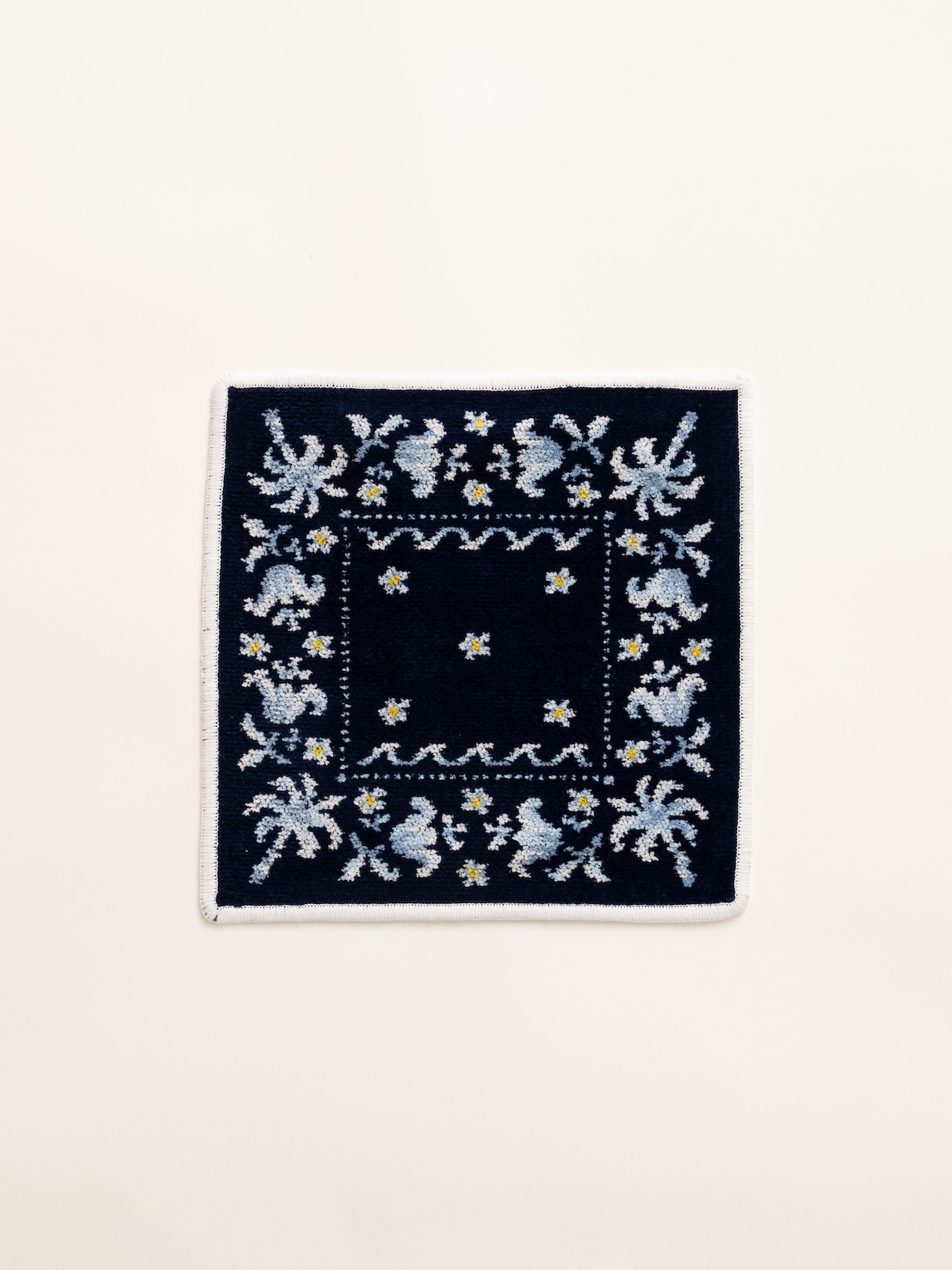 ロンハーマン×フェイラー コラボハンカチ ホワイト