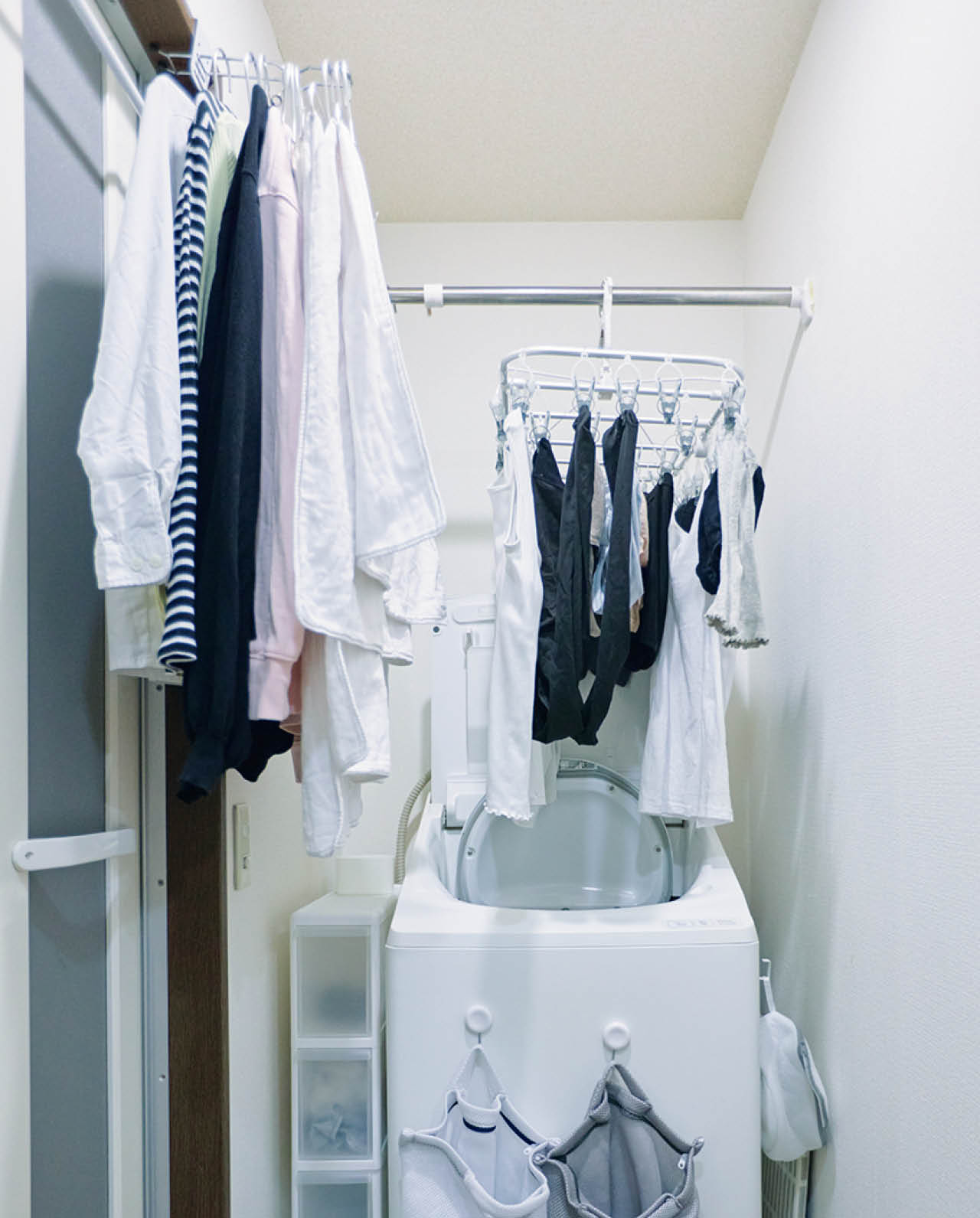 干す＆しまうのハンガーは統一