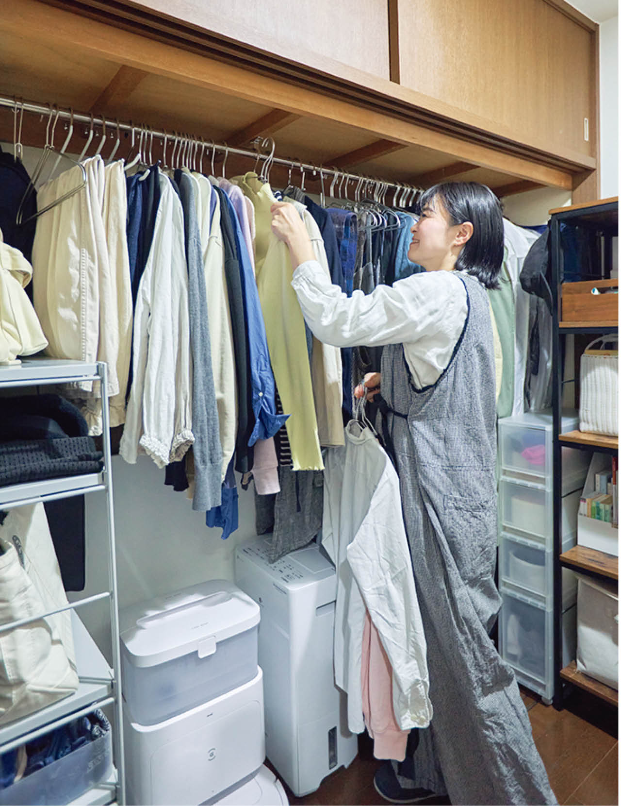 晴れの日はベランダからそのまま収納！