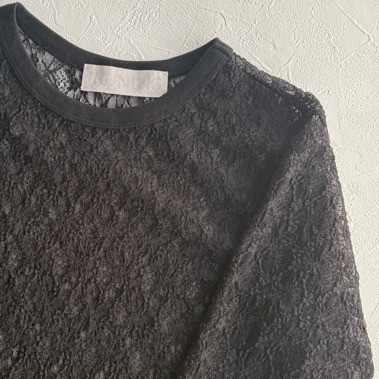 IRONING　レースカットソー　フレームワーク
