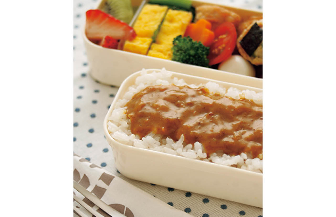 宮島醤油／ひとくちカレー 盛り付けイメージ