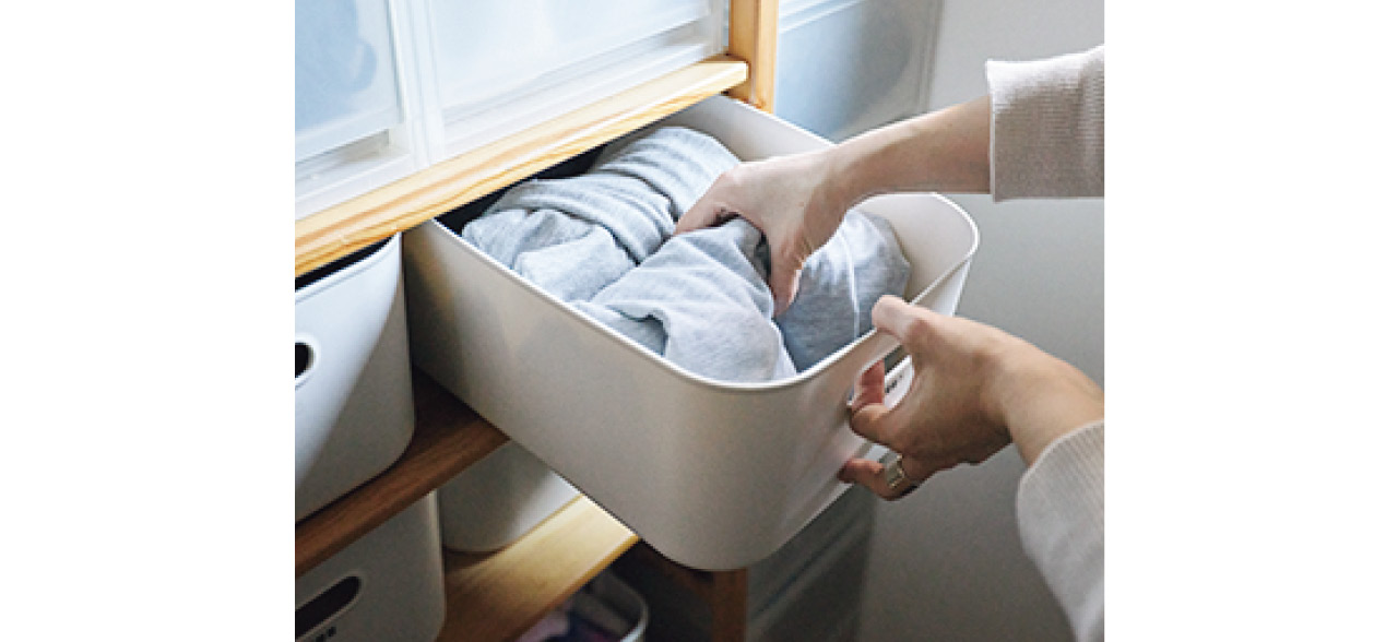 衣類の枚数はボックスに入るだけ!