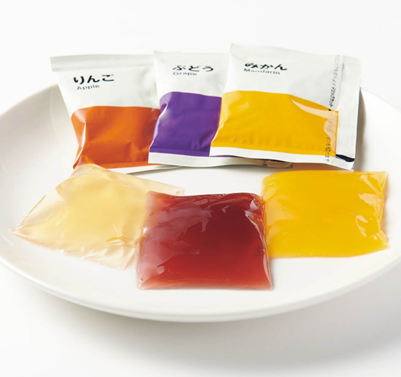 無印良品／冷やしておいしい 果汁100％ゼリー ３種のフルーツ