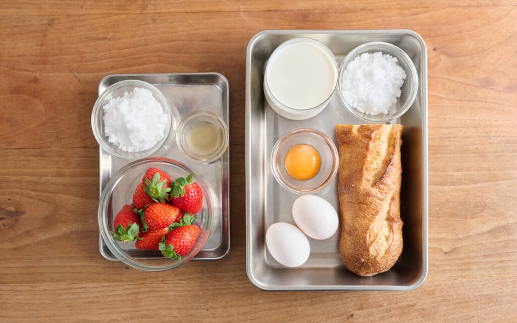 「パンプディング」の材料