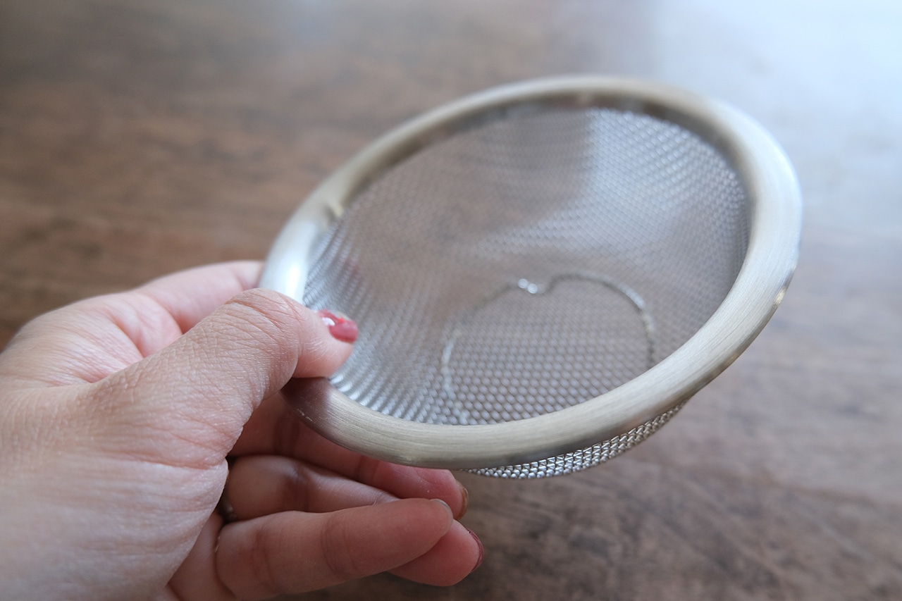 ステンレス メッシュザル XXS約直径11.5×高さ5.5cm 使用シーン