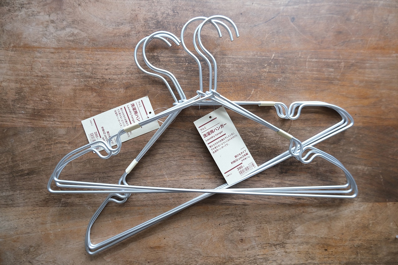 アルミ洗濯用ハンガー(390円)
