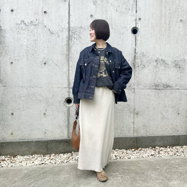 最高気温14度・3月中旬｜春待ちコーデ