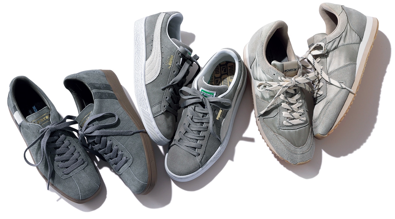 【洒落見えグレー大賞】に選出された最旬スニーカーはこちらの3足!