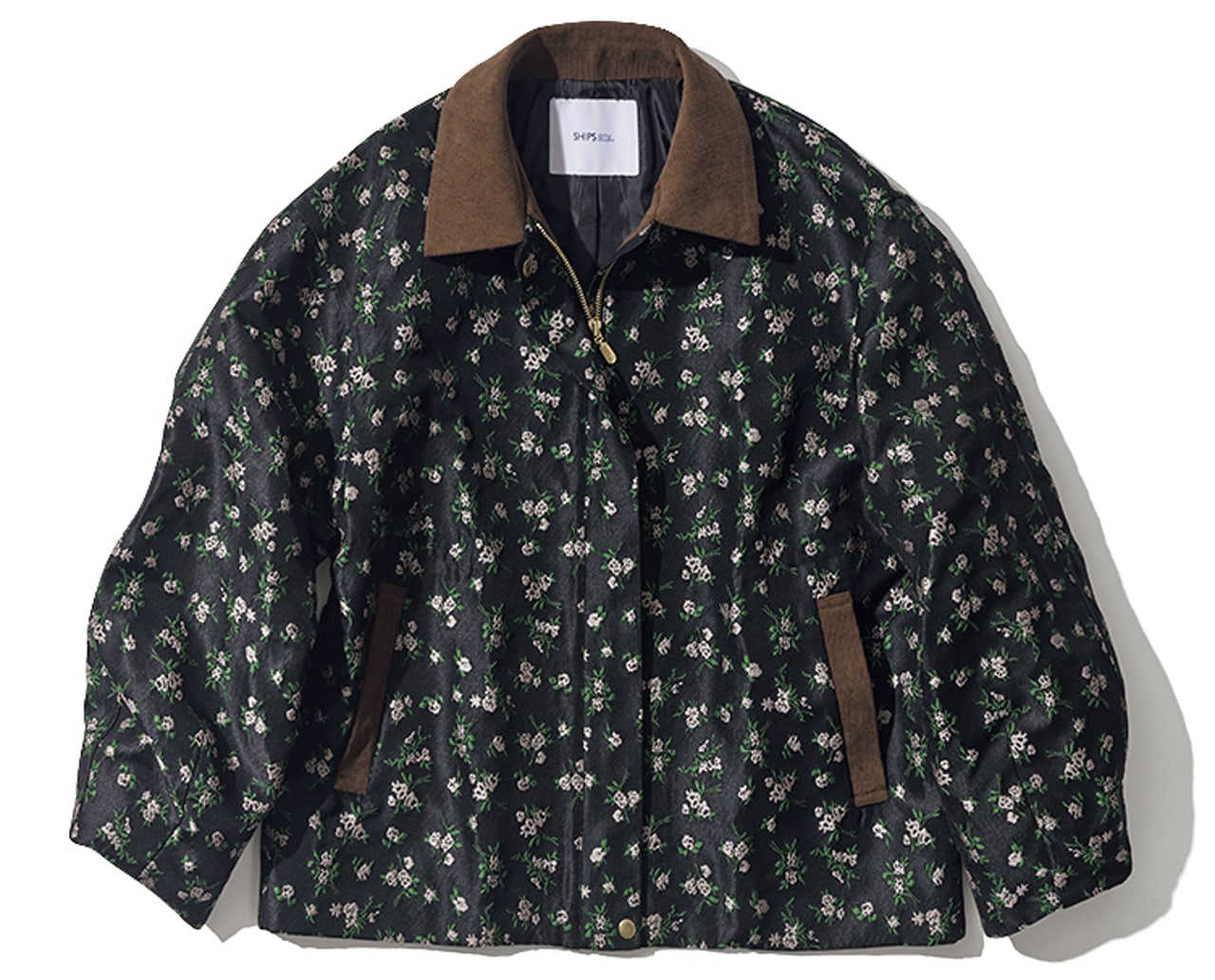 【SHIPS any（シップス エニィ）】のジップブルゾン　￥15400