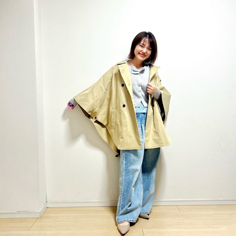 ファッション　コーデ　コーディネート　　春服　トレンチ　通勤コーデ　休日コーデ