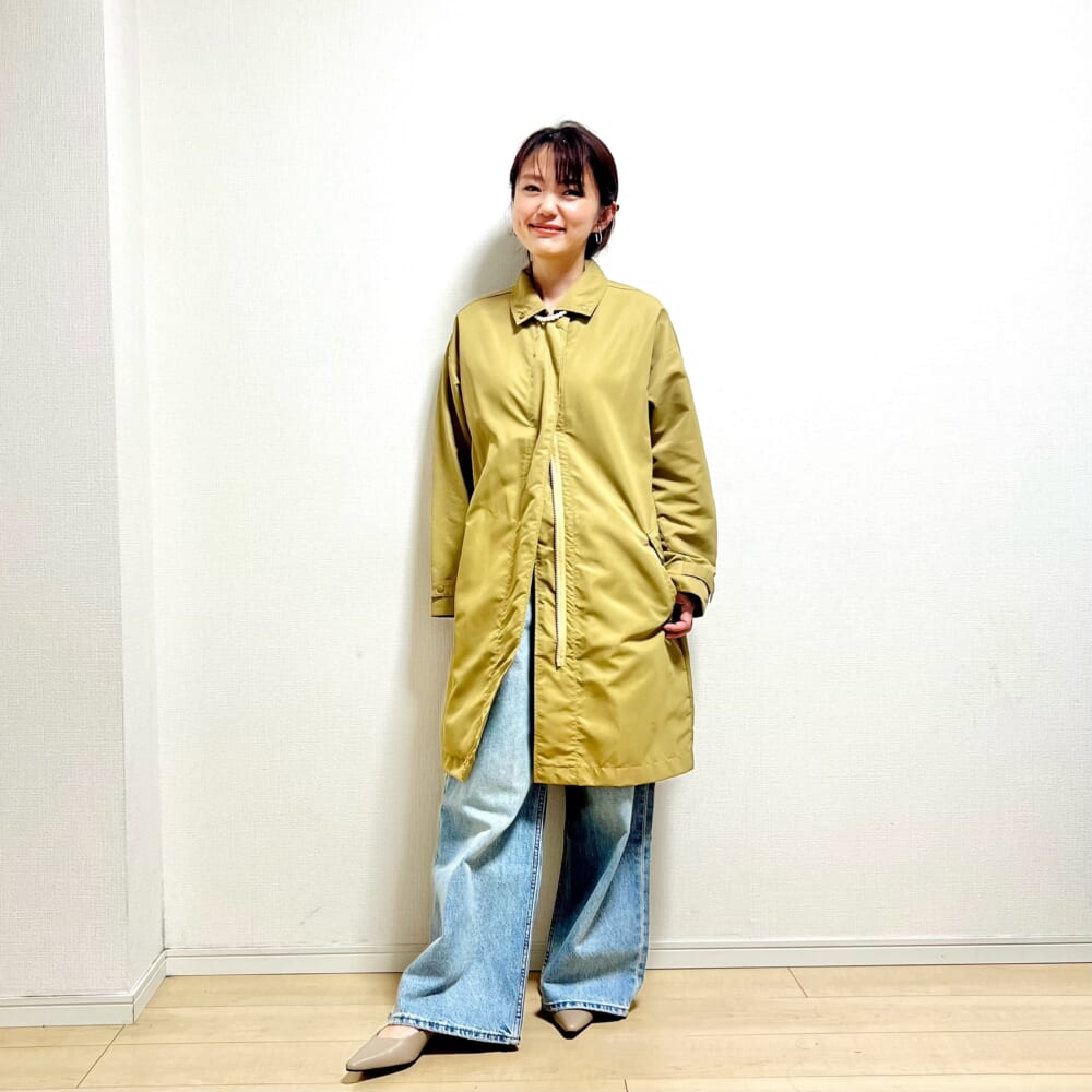 ファッション　コーデ　コーディネート　　春服　トレンチ　通勤コーデ　休日コーデ