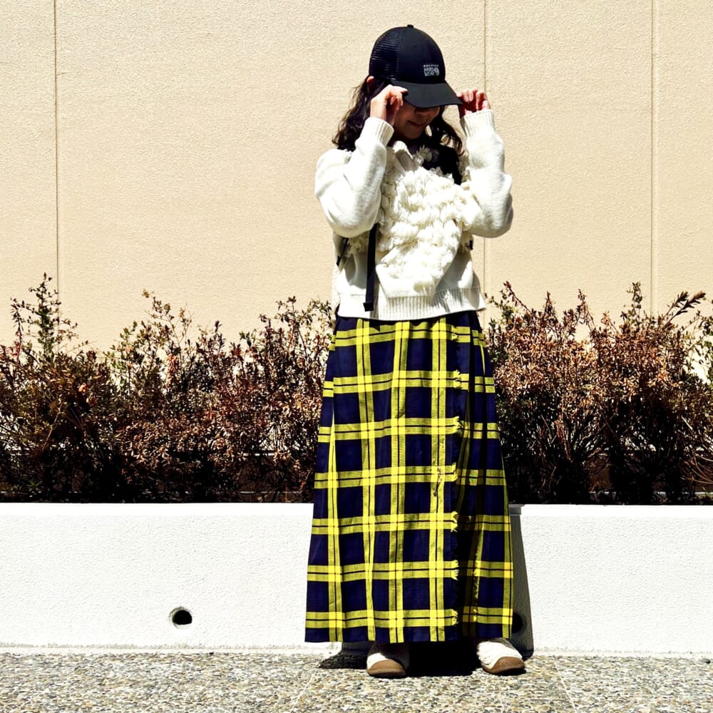 【O’Neil of Dublin/オニールオブダブリン】イージーマキシスカート
【CONVERSE TOKYO × CLANE】STAR MOTIF FRINGE KNIT