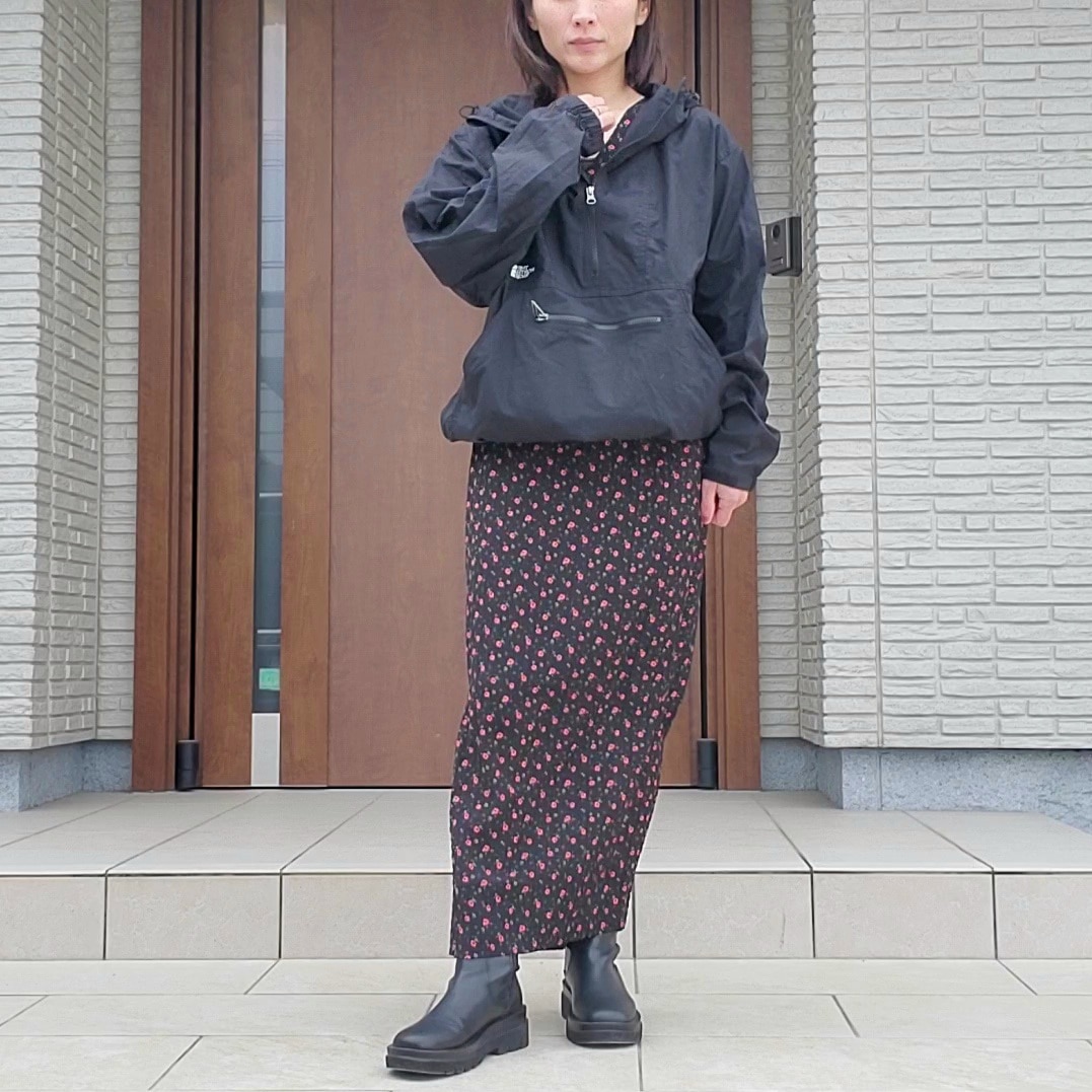 【きれいめコーデ】THE NORTH FACEのアノラック