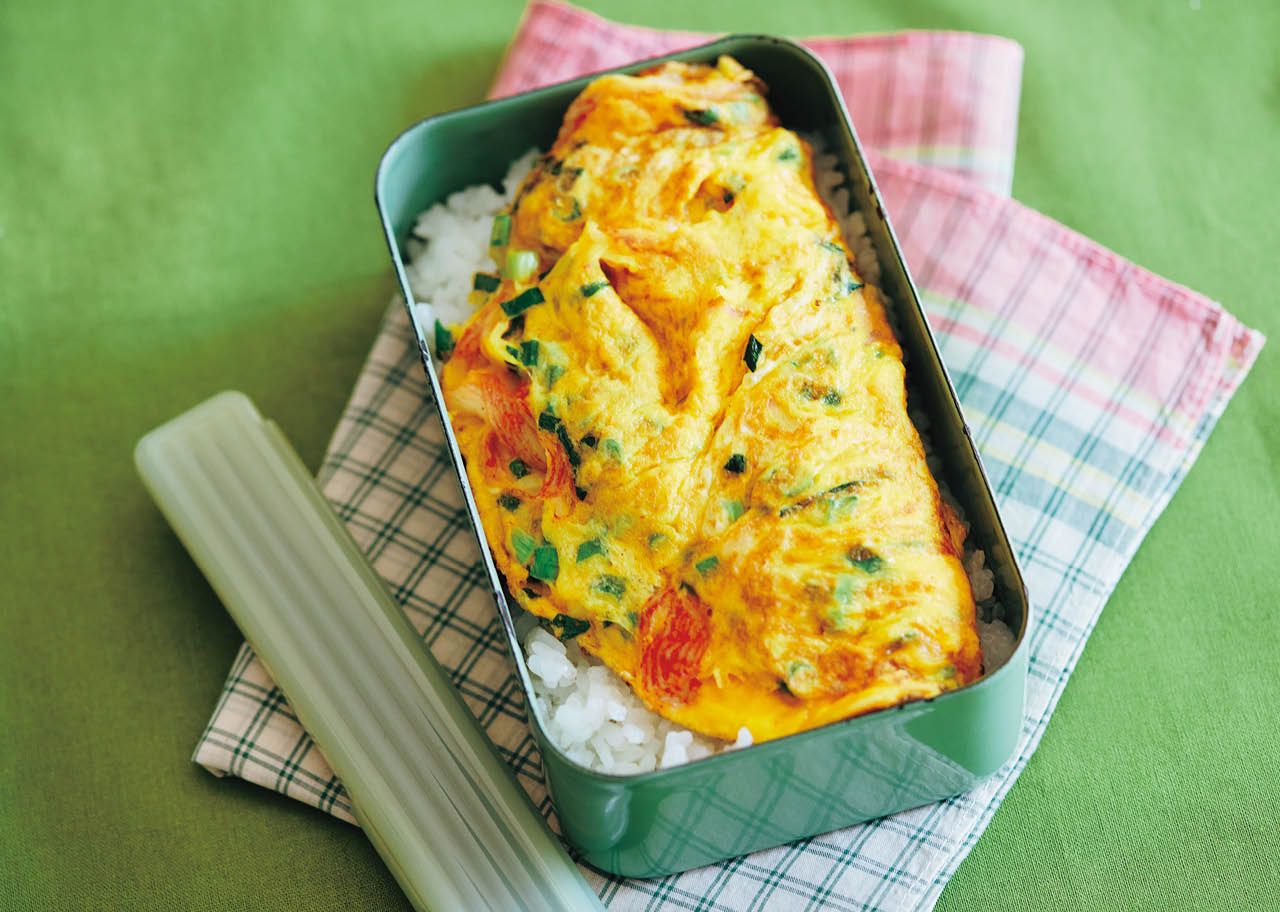 カニカマ卵とじ弁当