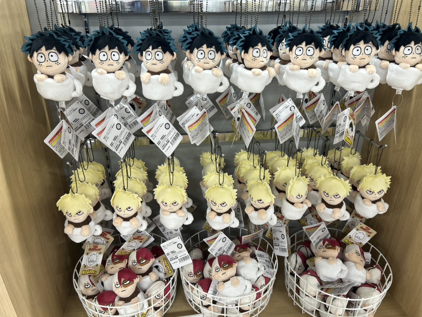 『僕のヒーローアカデミア』マグカップマスコット￥1980