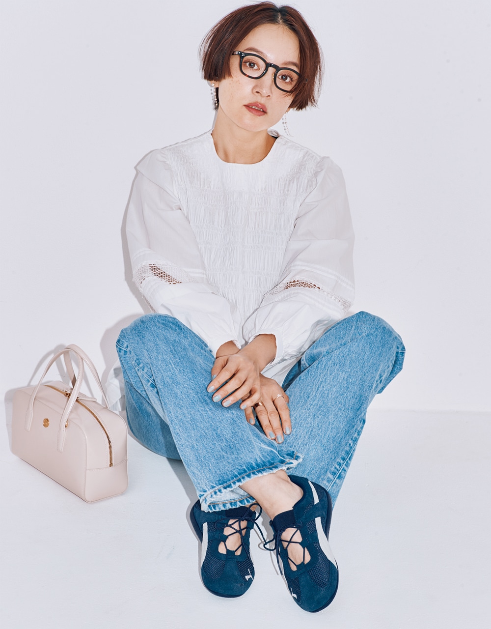 PUMAのスニーカーコーデ 高山都さん