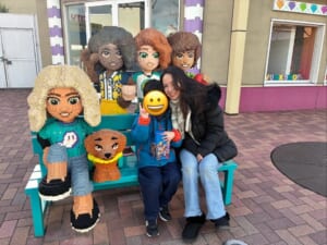 レゴランドのベンチ