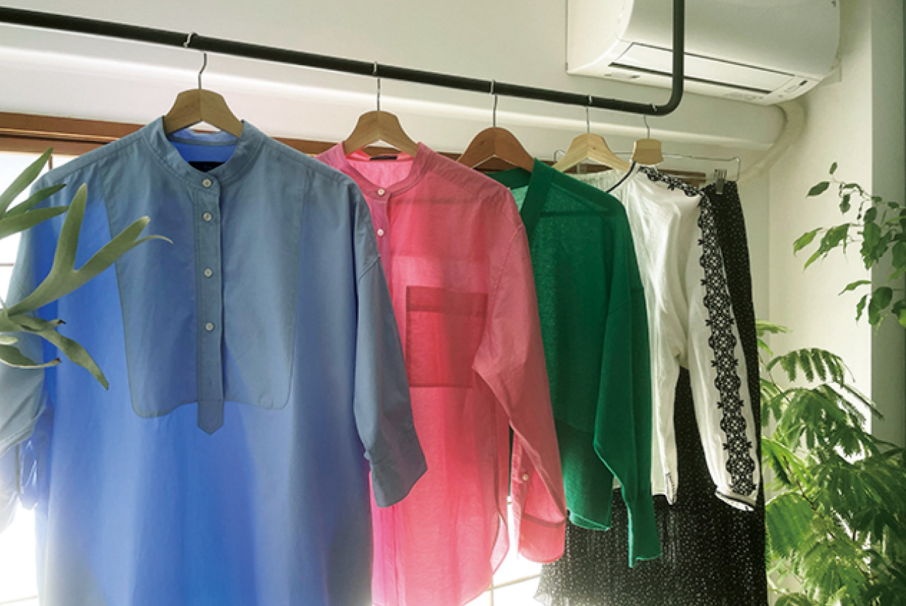 おしゃれ着類はインナーテラスで！