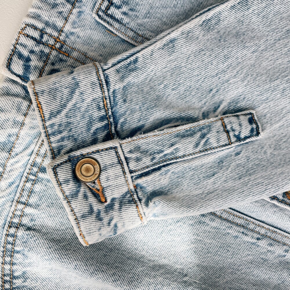 ZARA　デニムジャケット　春コーデ