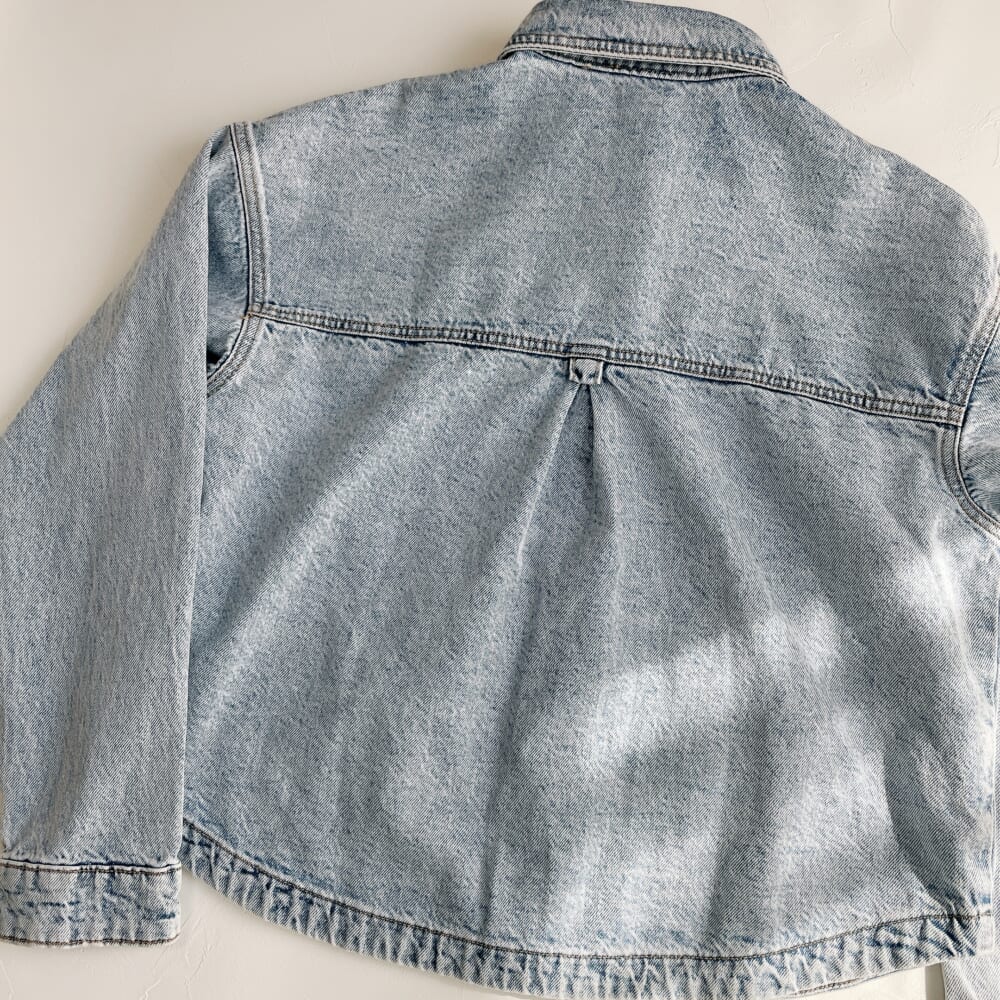 ZARA　デニムジャケット　春コーデ