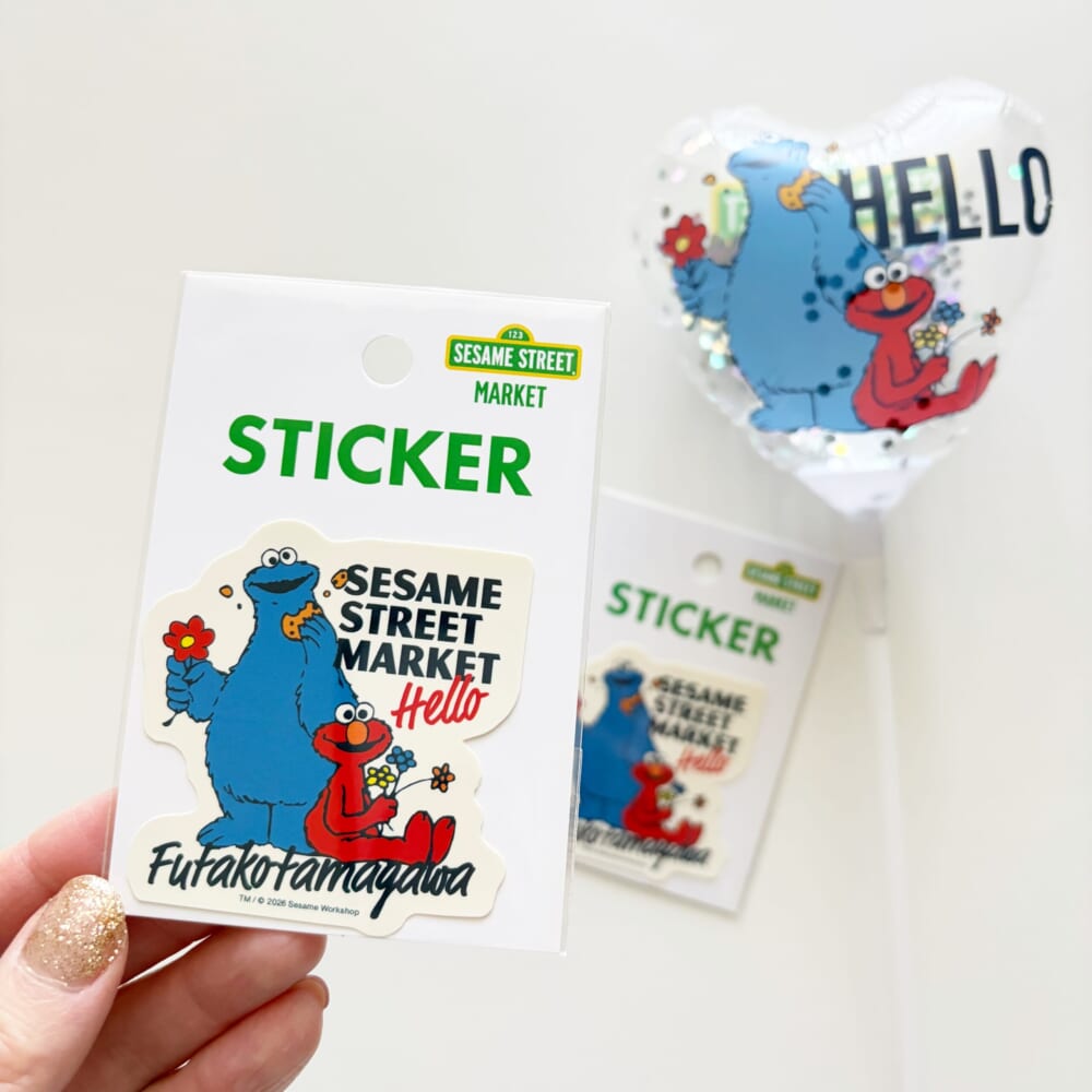 セサミストリートマーケット 二子玉川 ステッカー