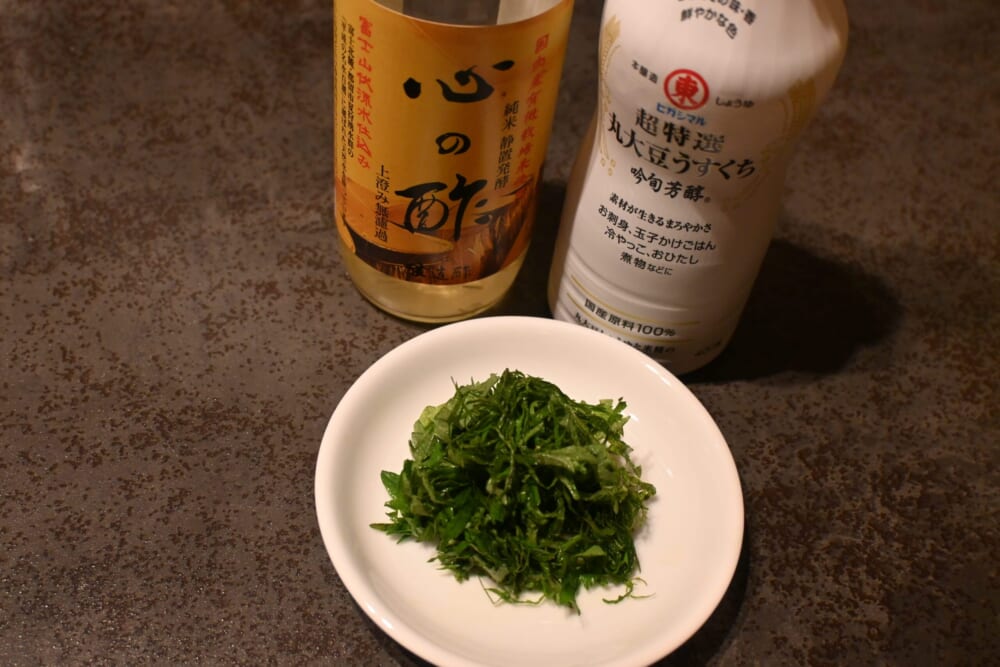 長谷川あかり　LEEレシピ　キャベツ　大葉4