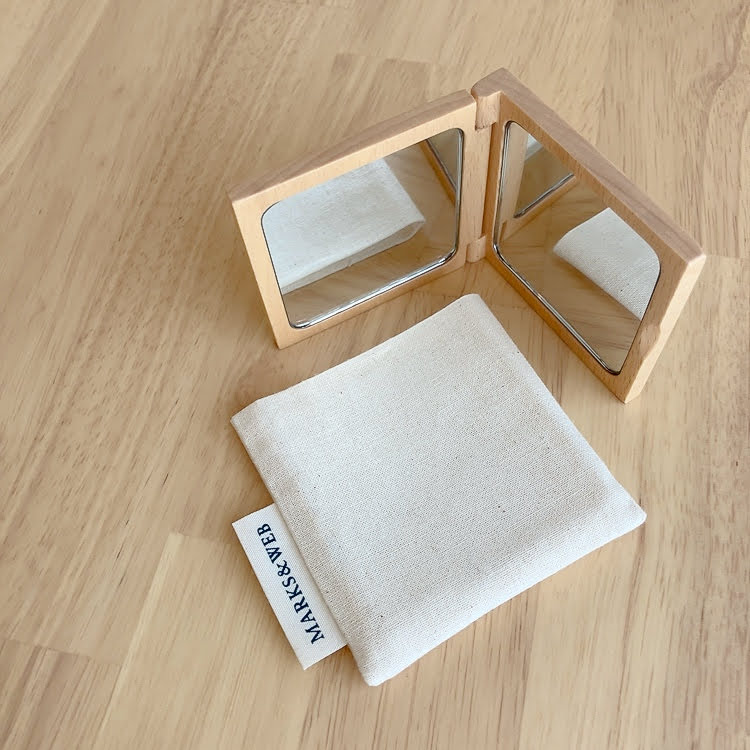 木製ミラー　マークスアンドウェブ