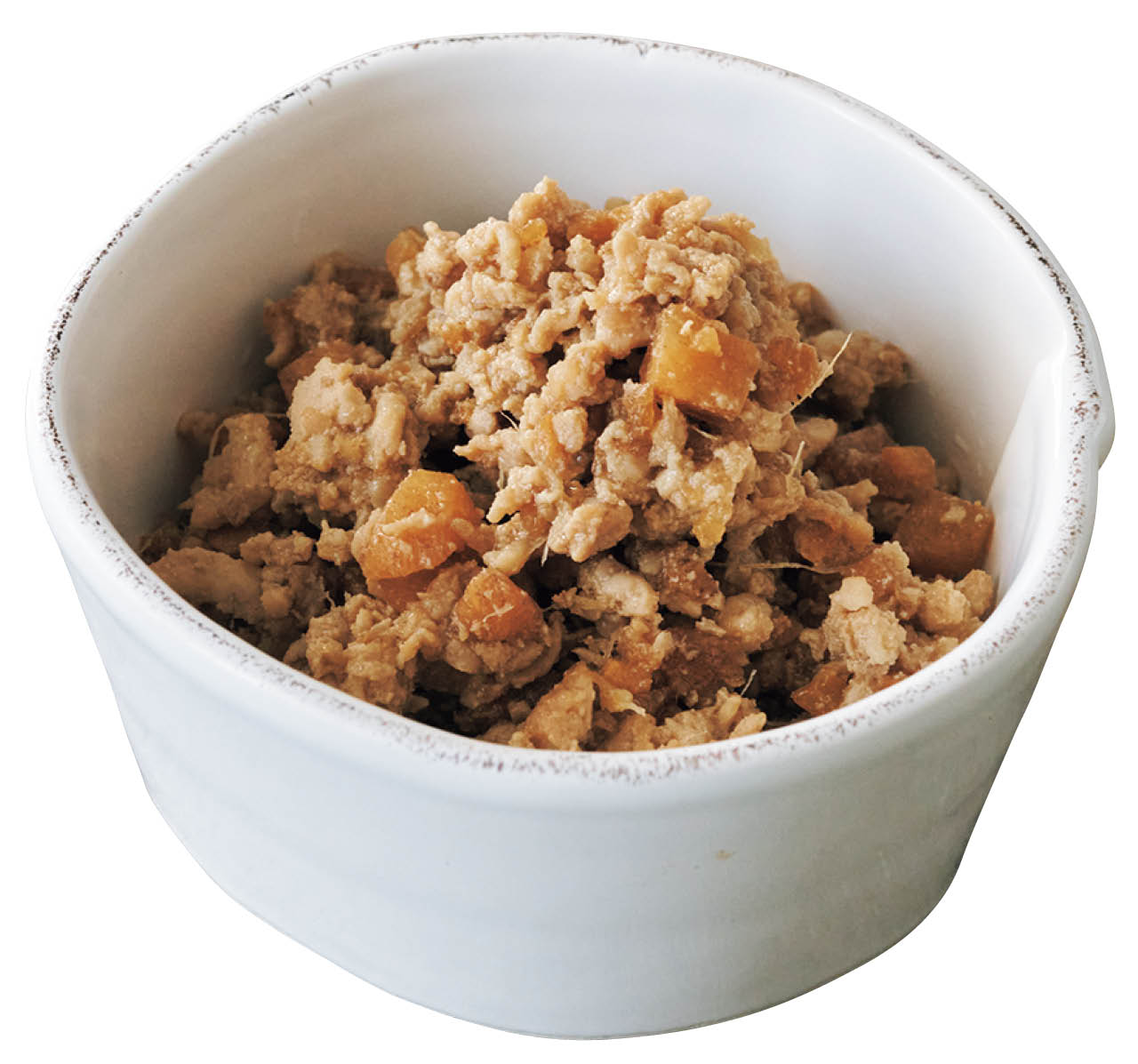 鶏・柿・しょうがそぼろ